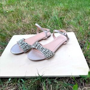 David’s Bridal Studio Rhinestone Sandals